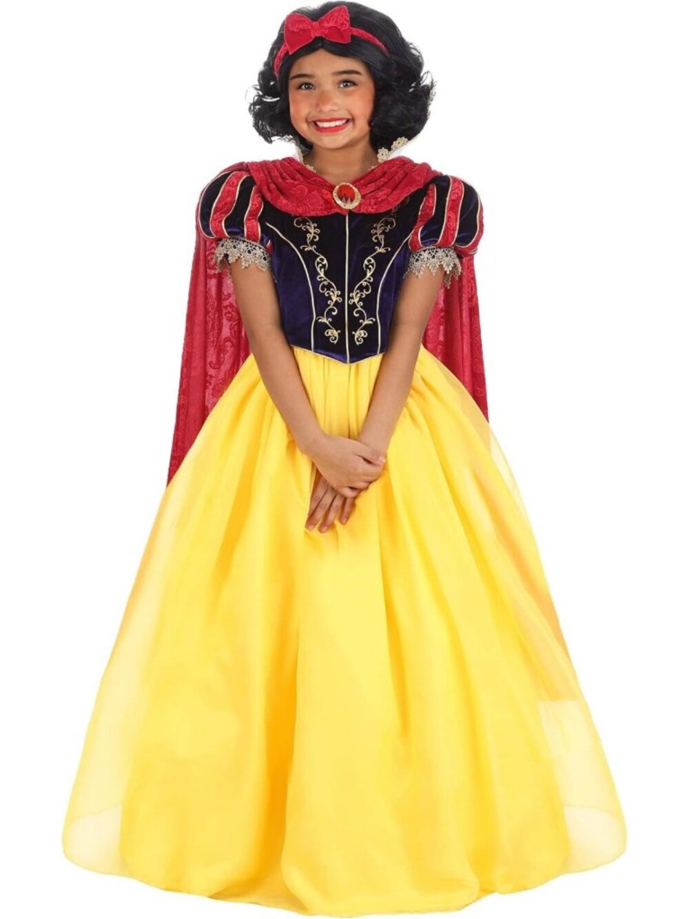 Deluxe Snow White Princess Costume for Kids - Perfect for Halloween & Dress-Up